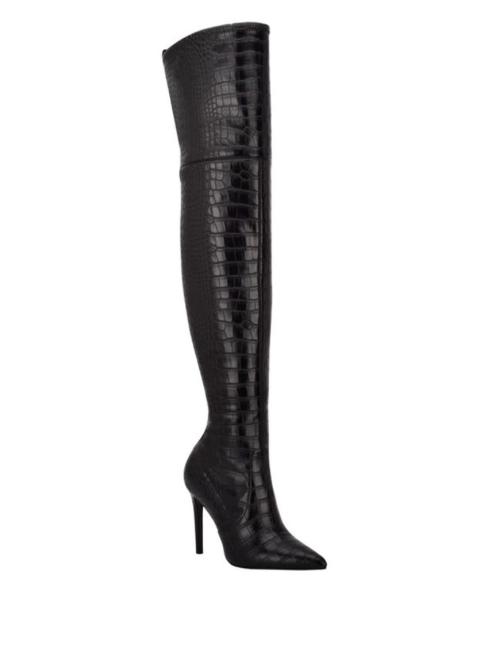 Guess Baiwa Croc Over-the-Knee Boots - Picture 8 of 8